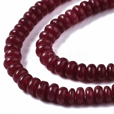 Natural White Jade Beads Strands G-S366-117-1