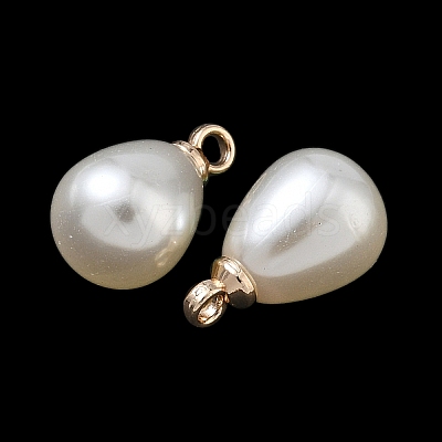 ABS Plastic Pearl Pendants FIND-Z105-03C-02G-1