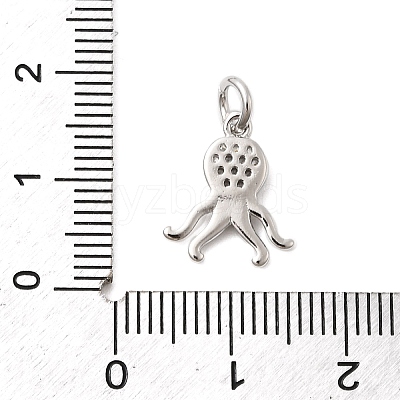 Brass Micro Pave Cubic Zirconia Charms KK-C139-29A-P-1
