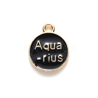 Alloy Enamel Pendants ENAM-S124-01A-08J-1