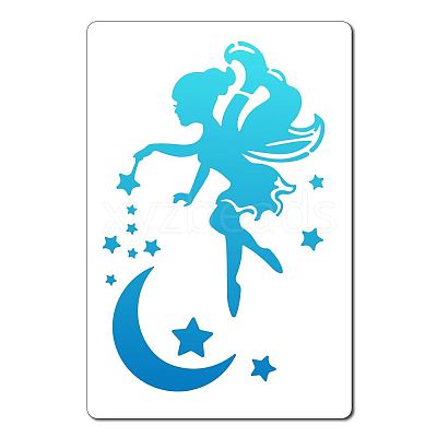 PET Plastic Drawing Painting Stencils Templates DIY-WH0284-003-1