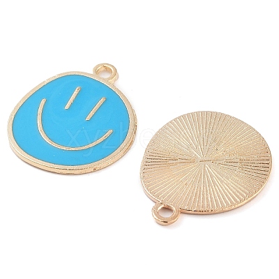 Alloy Enamel Pendants PALLOY-S192-03G-07-1