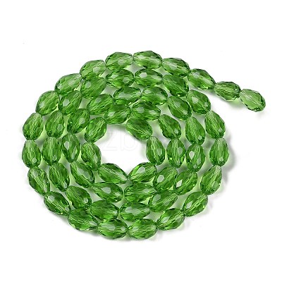 Transparent Glass Beads Strands EGLA-N013-T6mm-D14-1