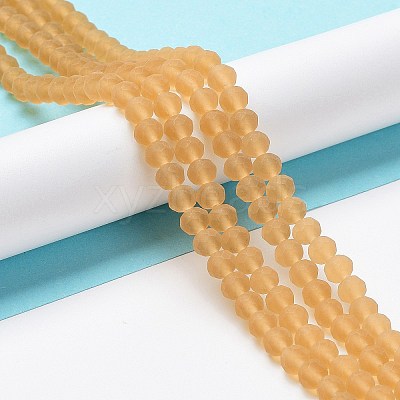 Transparent Glass Beads Strands EGLA-A034-T10mm-MD23-1