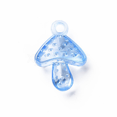 Autumn Theme Transparent Acrylic Pendants MACR-N013-027-1