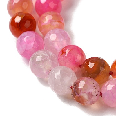 Dyed & Heated Natural Dragon Veins Agate Beads Strands G-P539-A01-02-1