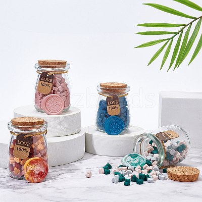 Sealing Wax Particles Kits for Retro Seal Stamp DIY-CP0003-60S-1