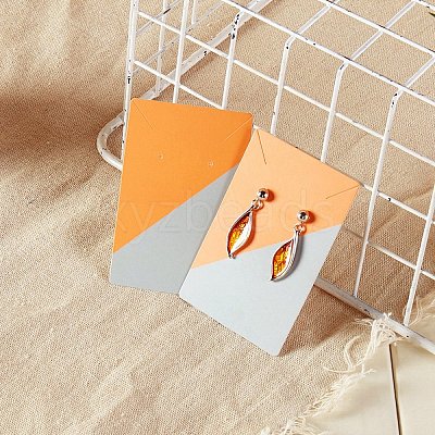 Rectangle Paper Earring Display Cards CDIS-D007-01B-1
