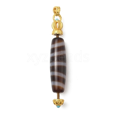 Heart Shape Brass Screw Peg Bails KK-NH0008-05AG-1