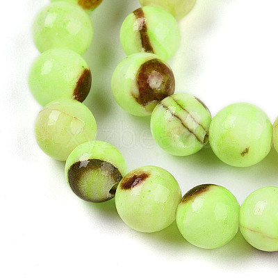 Natural Persian Jade Beads Strands G-A255-A02-01B-1