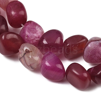 Natural Agate Beads Strands G-L630-F01-01B-1