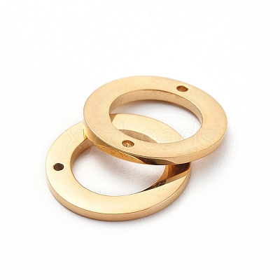 PVD Vacuum Plating 304 Stainless Steel Links connectors for Jewelry Making X-STAS-G215-27G-1