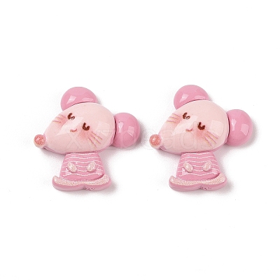 Opaque Resin Animal Decoden Cabochons RESI-Q230-08E-1