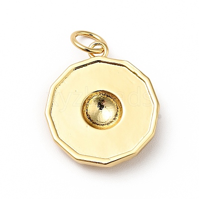 Rack Plating Brass Pendants KK-H431-45G-1