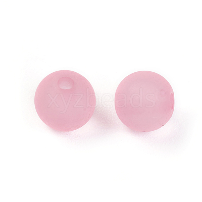 Transparent Acrylic Ball Beads X-FACR-R021-6mm-15-1