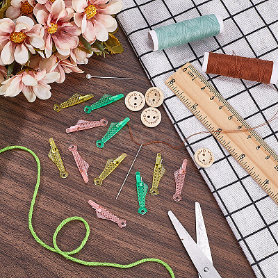 Fish Shape Sewing Machine Needle Threaders DIY-CP0011-19B-1