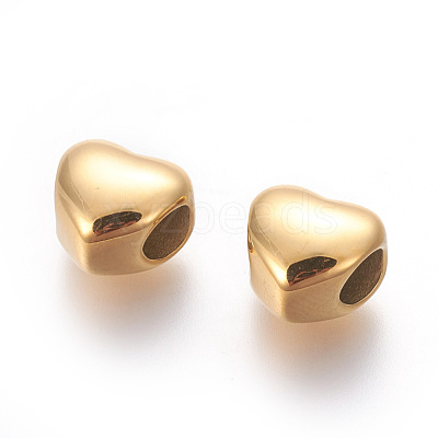 304 Stainless Steel European Beads STAS-E452-50G-1