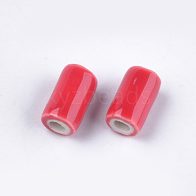 Handmade Porcelain Beads X-PORC-S498-14C-1