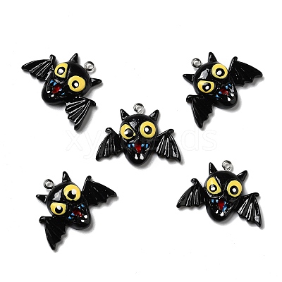 Halloween Opaque Resin Pendants RESI-D055-107P-1