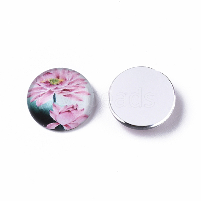 Glass Cabochons GGLA-R040-12mm-07-1