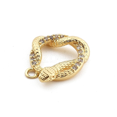 Brass Micro Pave Cubic Zirconia Pendants LS-KK-M321-01B-G-1