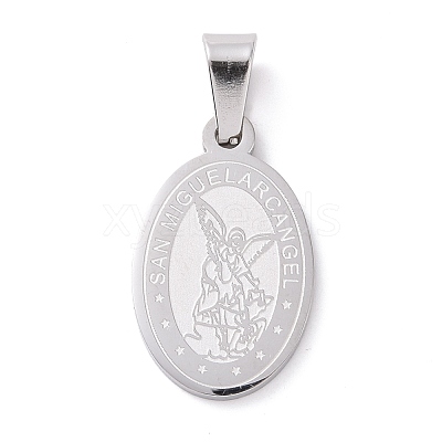 Non-Tarnish 304 Stainless Steel Pendants STAS-H356-07P-1
