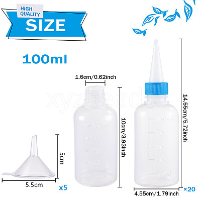 Plastic Glue Bottles Sets DIY-BC0002-43-1