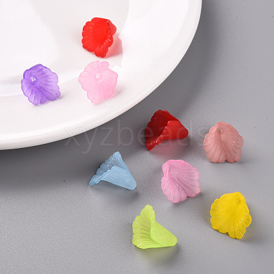 Transparent Acrylic Bead Caps PL551M-1
