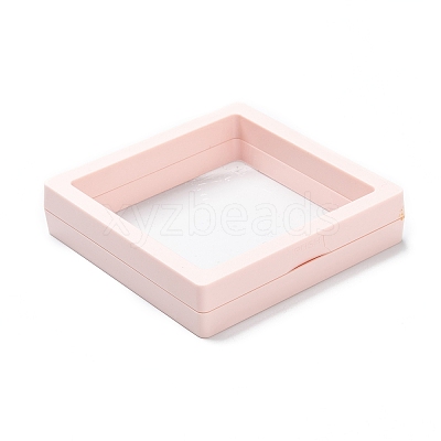 Square Transparent PE Thin Film Suspension Jewelry Display Box CON-D009-01A-04-1