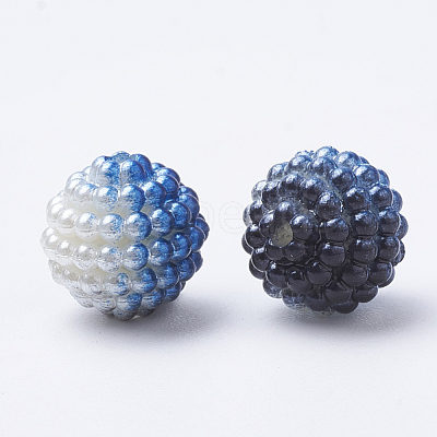 Imitation Pearl Acrylic Beads OACR-T004-10mm-M-1