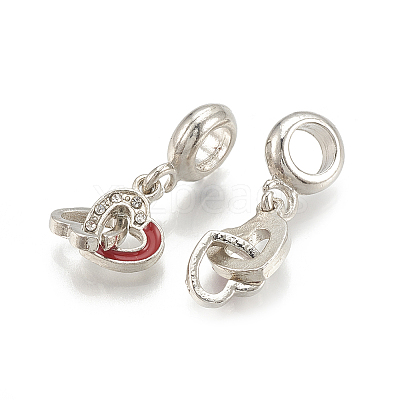 Alloy European Dangle Charms X-MPDL-S066-055-1