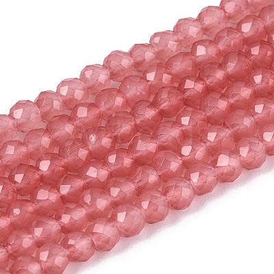 Imitation Jade Glass Beads Strands GLAA-T028-3mm-11B-1