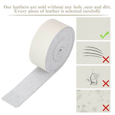 Flat Microfiber Imitation Leather Cord LC-WH0006-07B-06-1