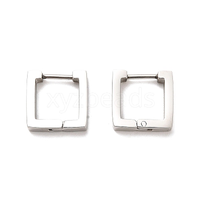 202 Stainless Steel Hoop Earrings LS-EJEW-C076-06D-P-1