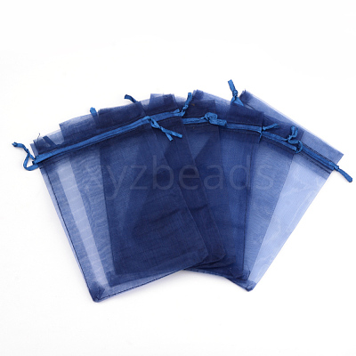 Organza Gift Bags with Drawstring OP-R016-9x12cm-21-1
