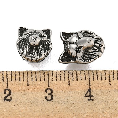 Animal 304 Stainless Steel Beads STAS-E214-11AS-12-1