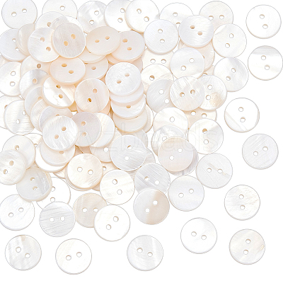 100Pcs Shell Buttons FIND-WR0012-85-1
