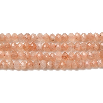 Natural Sunstone Beads Strands G-F460-02-1