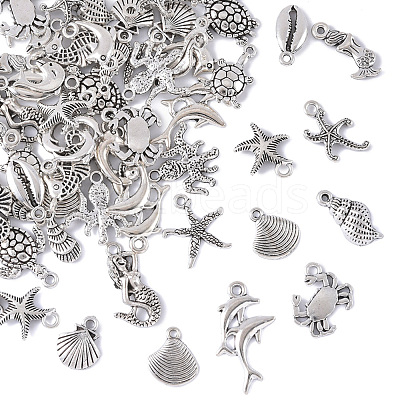 Tibetan Style Alloy Pendants FIND-FS0003-95AS-1