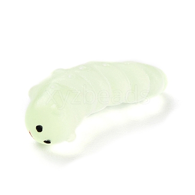 Luminous Resin Worm Ornament DJEW-R011-01C-02-1