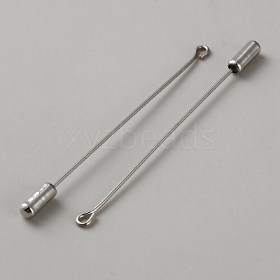 Stainless Steel Stick Lapel Pins LS-FIND-WH0111-616-1