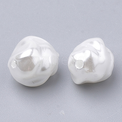 Eco-Friendly Plastic Imitation Pearl Beads MACR-T013-03-1
