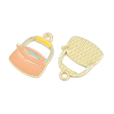 Alloy Enamel Pendants AL-CBA6AEB-05G-01-1