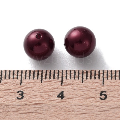 Plastic Imitation Pearl Beads X-FIND-M059-01C-02-1