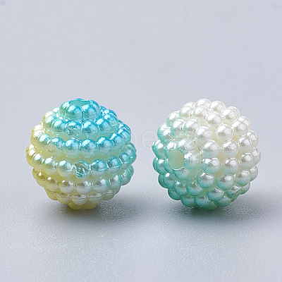Imitation Pearl Acrylic Beads OACR-T004-10mm-05-1