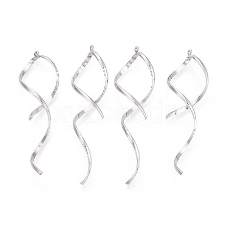 Non-Tarnish 304 Stainless Steel Pendants STAS-Z086-03P-1