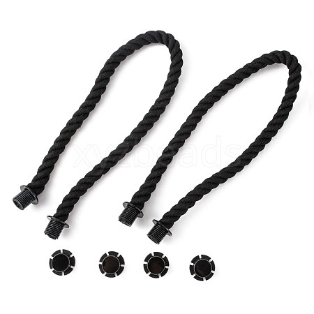 Practical Twisted Cotton Rope Bag Handle FIND-WH0046-88-1