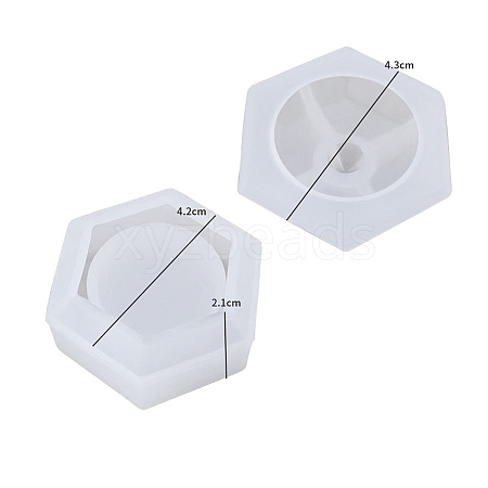 Hexagon Candle Jar Molds PW-WG14011-01-1
