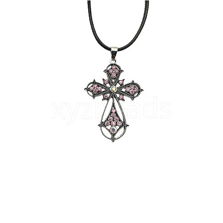 Cross Zinc Alloy Pendant Necklace VJ0126-05-1