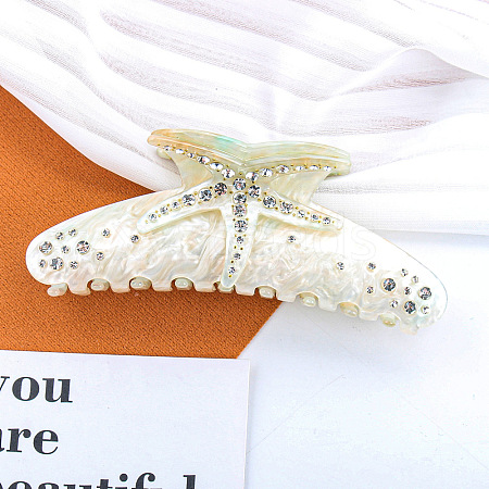 Starfish Cellulose Acetate Claw Hair Clips PW-WGD0C9F-03-1